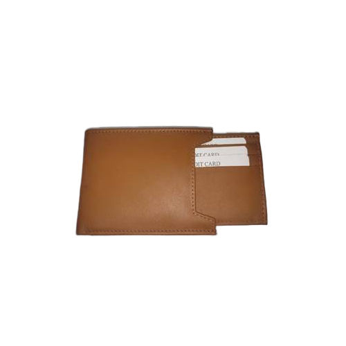 Brown Mens Upper Pocket Premium Leather Wallets