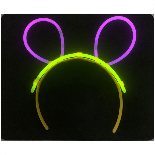 Yellow Display Glow Hair Band