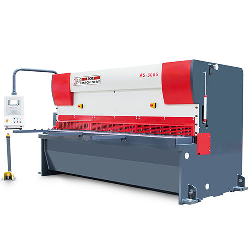 Industrial Shearing Machine - Mild Steel, Hydraulic System | Automatic PLC Control, 1-Year Warranty, Grey Finish