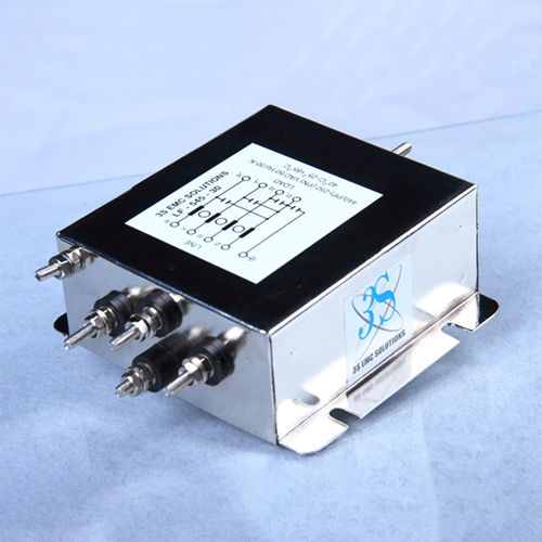 LF-545 Three Phase And Neutral Chassis Mount EMI Filter