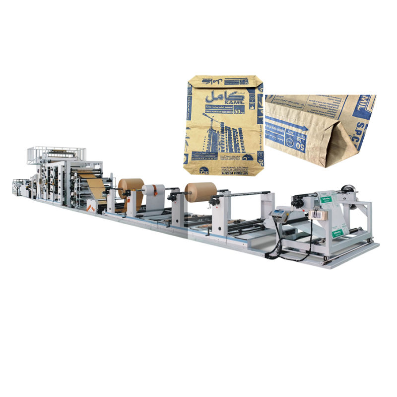 Multi Wall 20kg 50kg Valve Bag Cment Paper Bag Making Machine