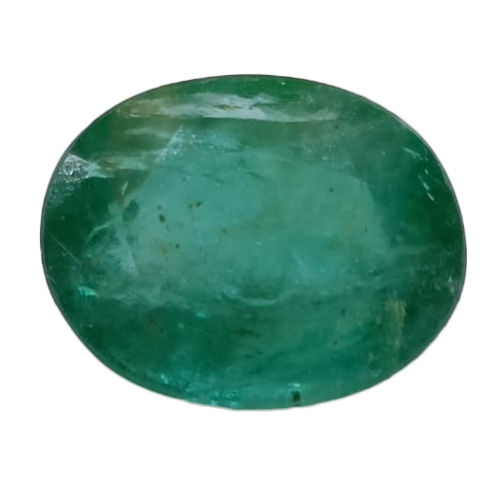 Oval Cut Natural Zambian Emerald Gemstone