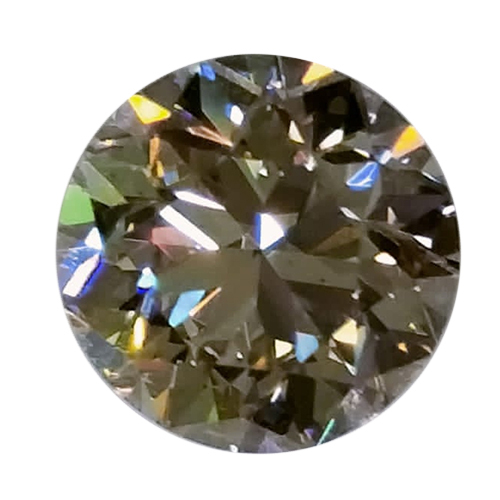 Natural White Diamond Gemstone - Round Cut, High Polish Finish, Available in Various Sizes | Ideal for Gifts or Personal Collection