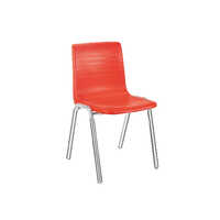 Red 415x405x405mm Plastic Moulded Chair Seat