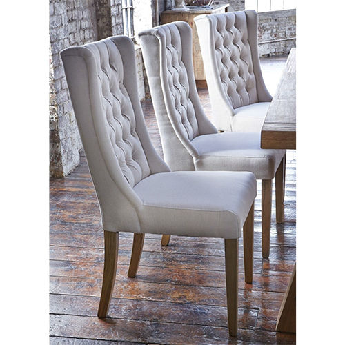 Grey Armless Restaurant Chair