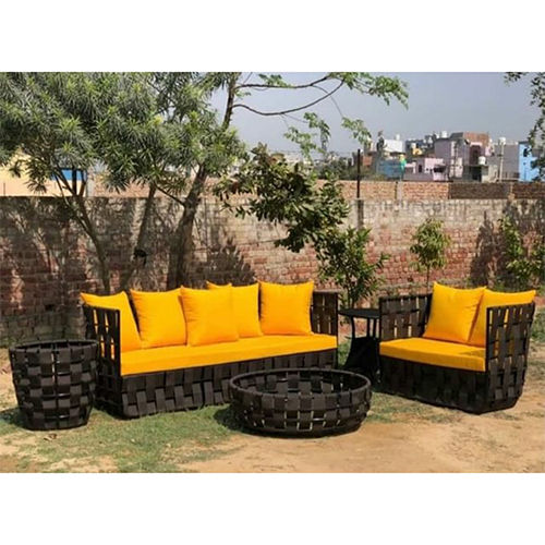 Seater Rope Outdoor Sofa Set Application: Garden