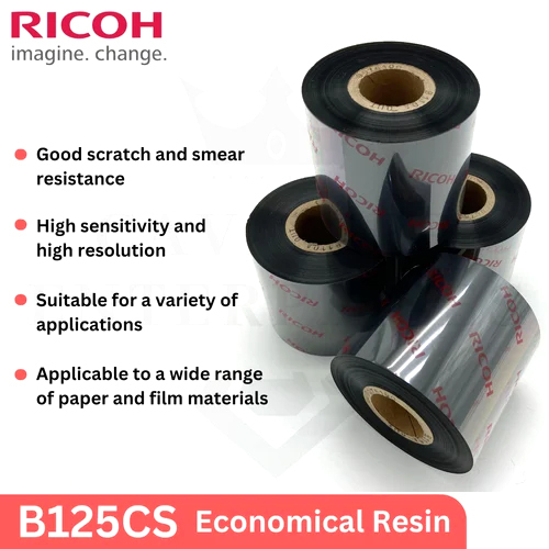 Ricoh B125CS Economical Resin Ribbon