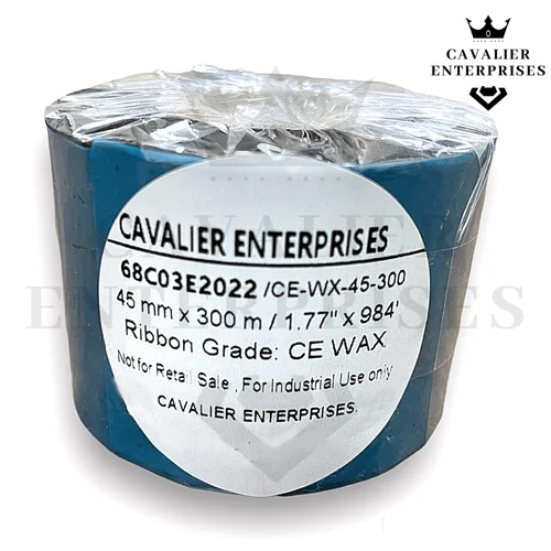 Cavalier 45mm x 30 mtrs High quality Wax ribbons