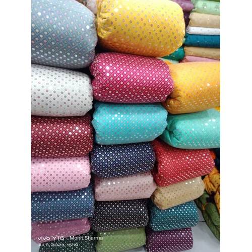 Georgette Fancy Embroidery Fabric