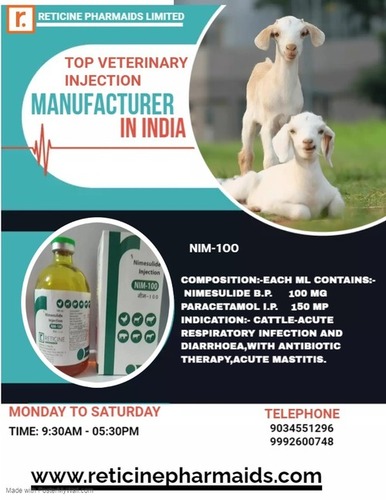 TOP VETERINARY INJECTION MANUFACTURER IN INDIA