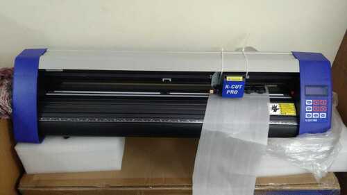 K.CUT PRO Cutting Plotter - 95x32x34 mm, Blue & White | Heavy Duty, Low Operational Cost, Corrosion Resistant, Sharp Blades, 600 mm Pressure, Semi-Automatic, 1-Year Warranty