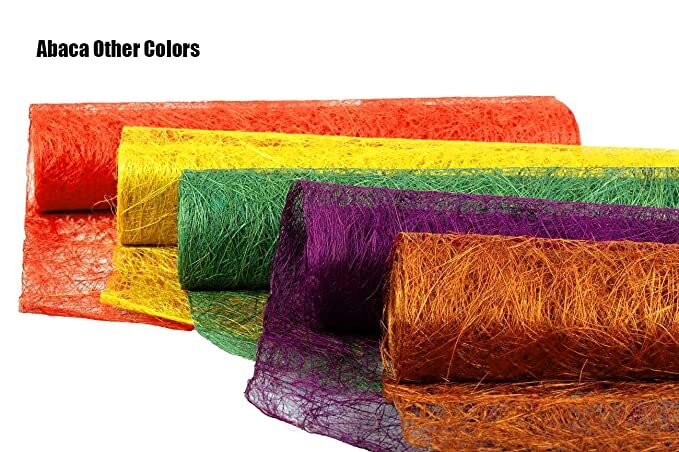 Abaca jute roll Turquoise