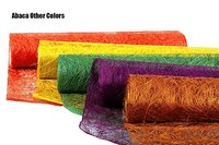 Abaca jute roll Turquoise