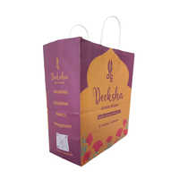 Fancy Shopping Bags - Coated Paper, Customized Size | Modern Style, Embossed Finish, Flexiloop Handles For Easy Carrying
