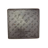 Manhole Frame Cover - Ductile Iron, Galvanized Finish, Round Shape with Lock | Durable, Secure, Minimal Maintenance, Ideal for Drainage Applications