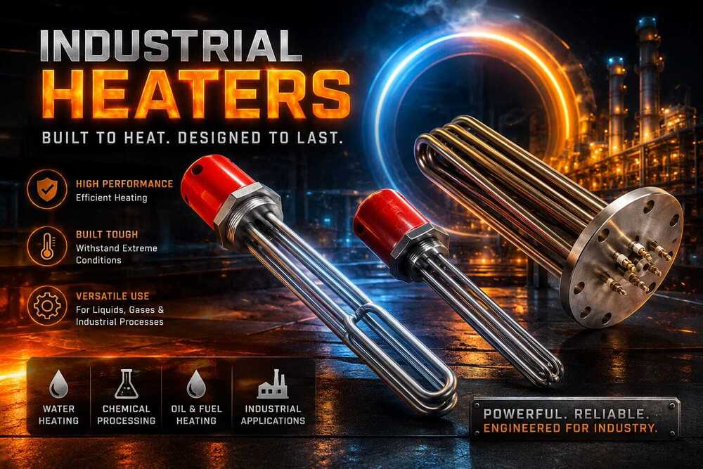 Industrial Heater - Color: Silver