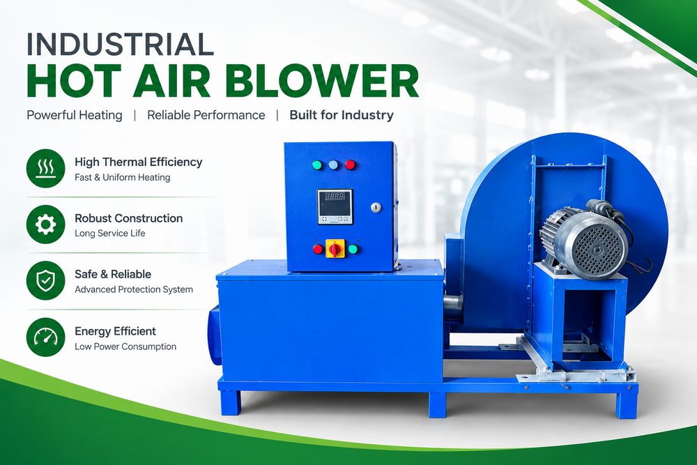 Industrial Hot Air Blower - Color: Grey