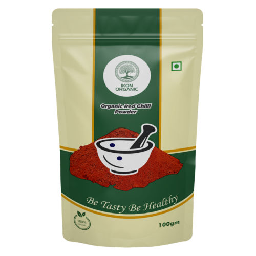 IKON Organic Red Chilli Powder-100gm