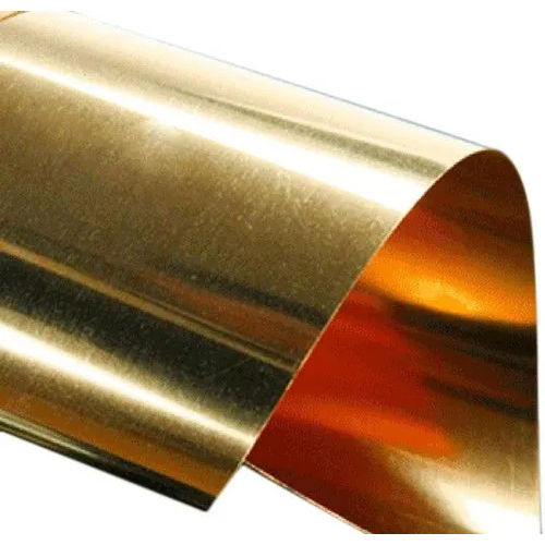 Phosphorus Bronze Straight Sheet - Color: Golden