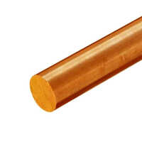 Phosphorus Bronze Round Rod - Dimension (L*W*H): 3 Meter (M)