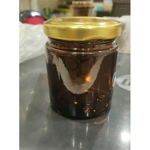 100 ml amber color glass jar