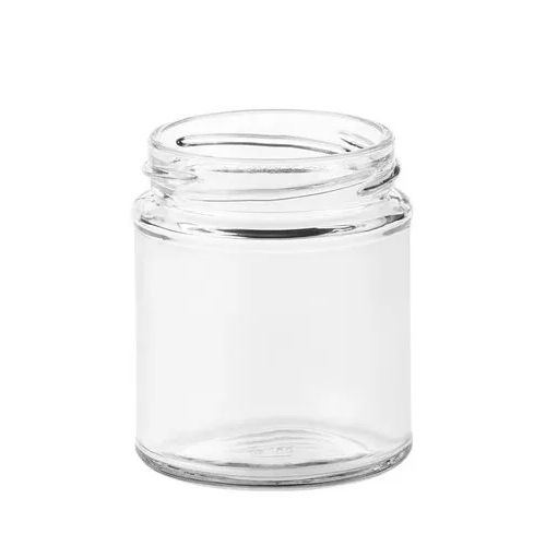 Transparent 190 Ml Panel Glass Jars