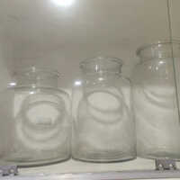 Bakery Glass Container - Color: Transparent