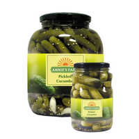 Gherkins Glass Jars - Clear Glass, Smooth Surface, Transparent Color | Gherkins Storage Jars, Custom Sizes Available