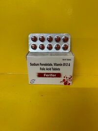 Sodium feredetate Folic Acid vitamin b12 Tablets