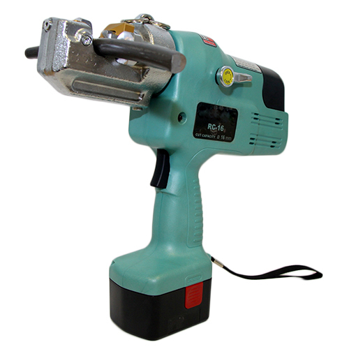 RC-16 Battery Operated Rebar Cutter - 16mm Cutting Capacity, Green, High Torque, High Efficiency, Low Energy Consumption, 1-Year Warranty