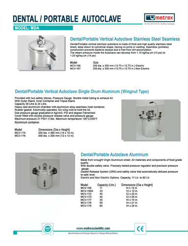 Dental /Portable Autoclave