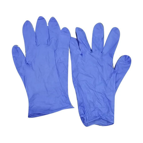 Blue Nitrile Surgical Hand Gloves