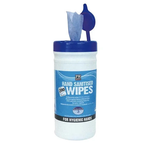 Blue Hand Sanitiser Wipes Age Group: Suitable For All Ages