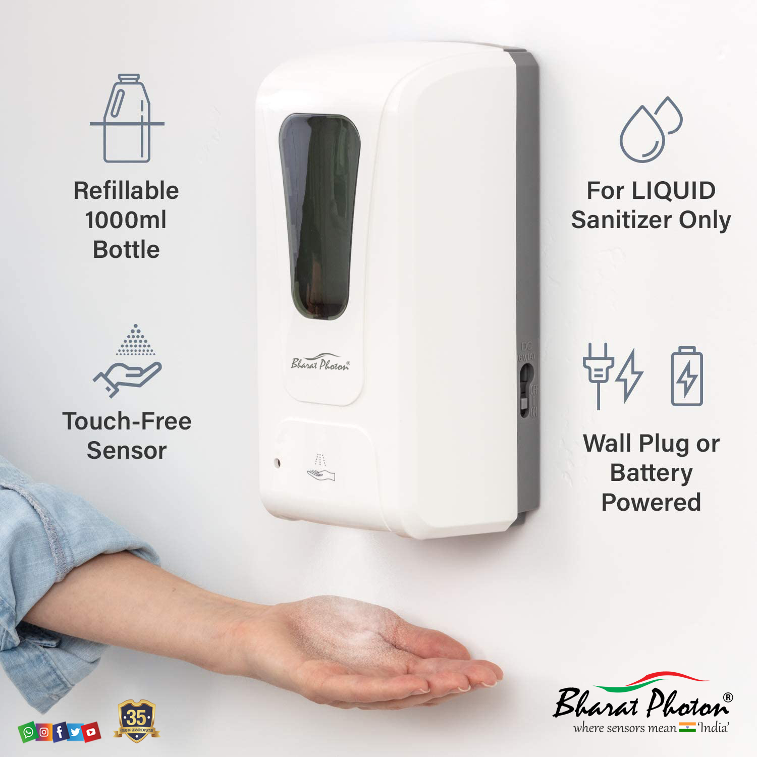 Automatic Soap/Sanitizer Dispensers BP-HSA-222