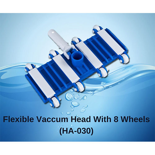 Flexible Vaccum Head For In Ground Pools With 8 Wheels