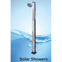 Stainless Steel Solar Shower - Color: Silver