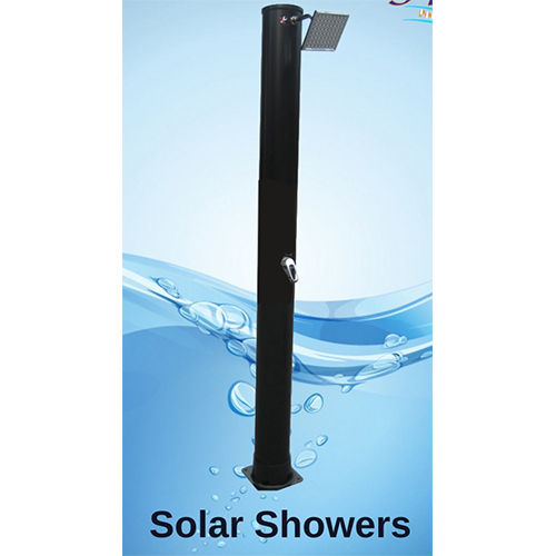 Solar Shower - Stainless Steel, Round Shape, Satin Finish , Silver Color