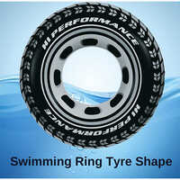 Swimming Ring Tyre Shape - Color: Black