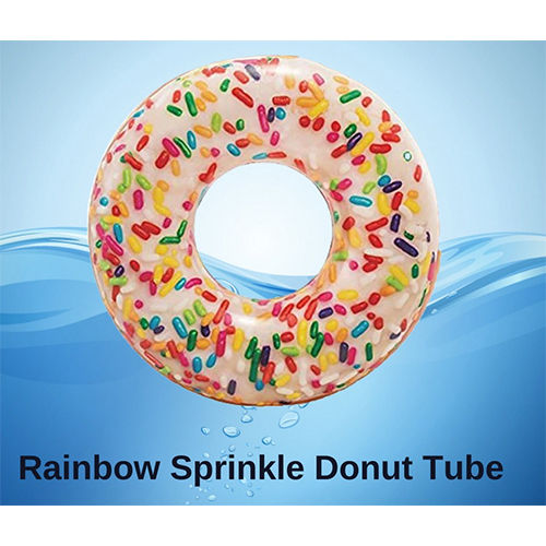 Rainbow Sprinkle Donut Tube - Usage: Pool