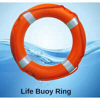 Life Buoy Ring - Waterproof | 1 Year Warranty, Manual Inflator, Orange Color, Ideal For Pool Use