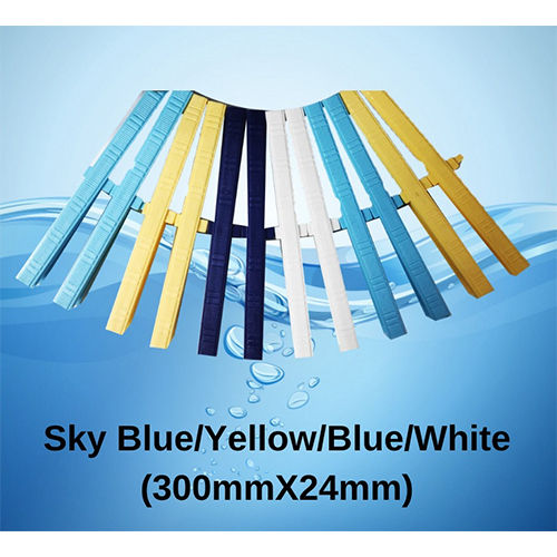 Sky Blue Yellow Blue White (300mmX24mm) Swimming Pool Gratings