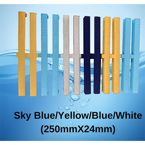 Sky Blue Yellow Blue White (250mmX24mm) Swimming Pool Gratings