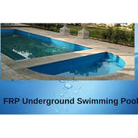 Frp Underground Swimming Pool - Color: Blue