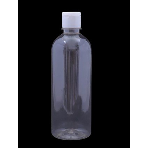 Transparent shampoo Bottle with flip top cap