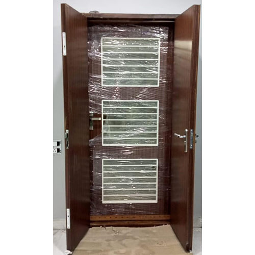 Metal Double Door With Mesh Door Application: Industrial