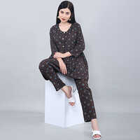 Different Available Ladies Printed Cord Set
