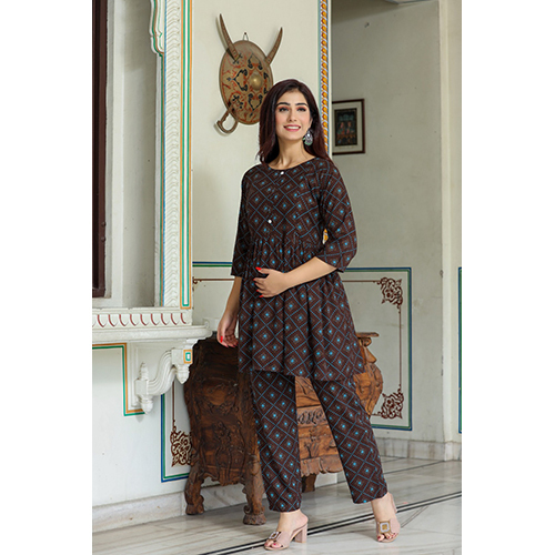 Ladies Brown Cord Set