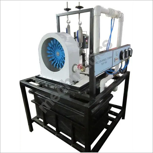 Black Pelton Wheel Test Rig