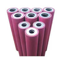 Printing Machine Rubber Roller - Natural Rubber Material, Pink Color | Durable And High-performance Printing Accessory
