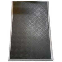 Anti-fatigue Rubber Mat - Latex And Rubber Tpr, Black Color, Modern Design, Machine Made, Waterproof, Hand Washable